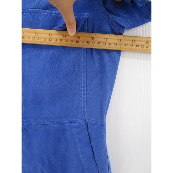 J Crew Dress 2 Button Up Shirt Utility Flap Pockets Work Canvas Field - Picture 5 of 10